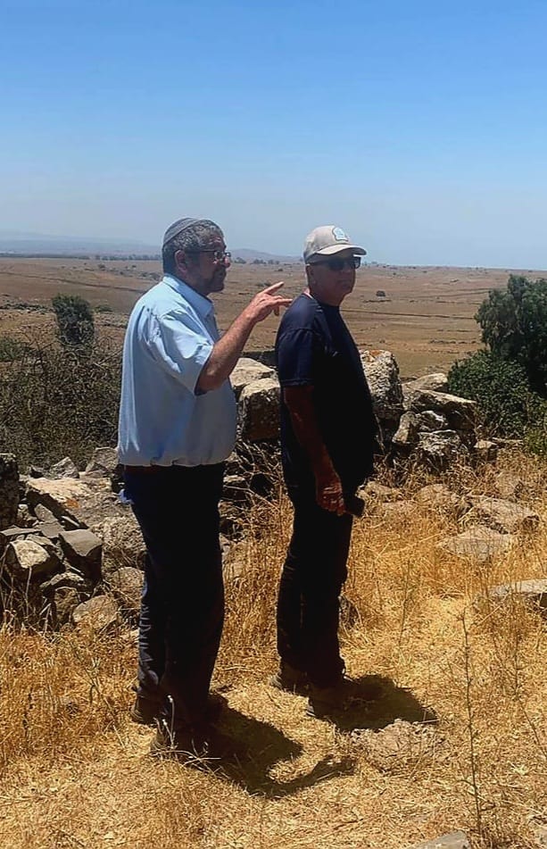 סיור עם מנכ"ל רשות העתיקות
